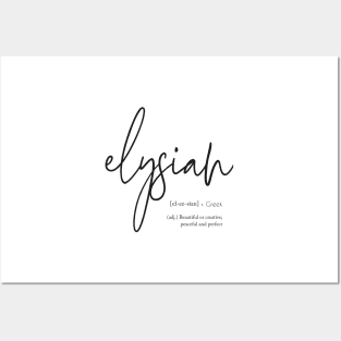 Elysian Posters and Art